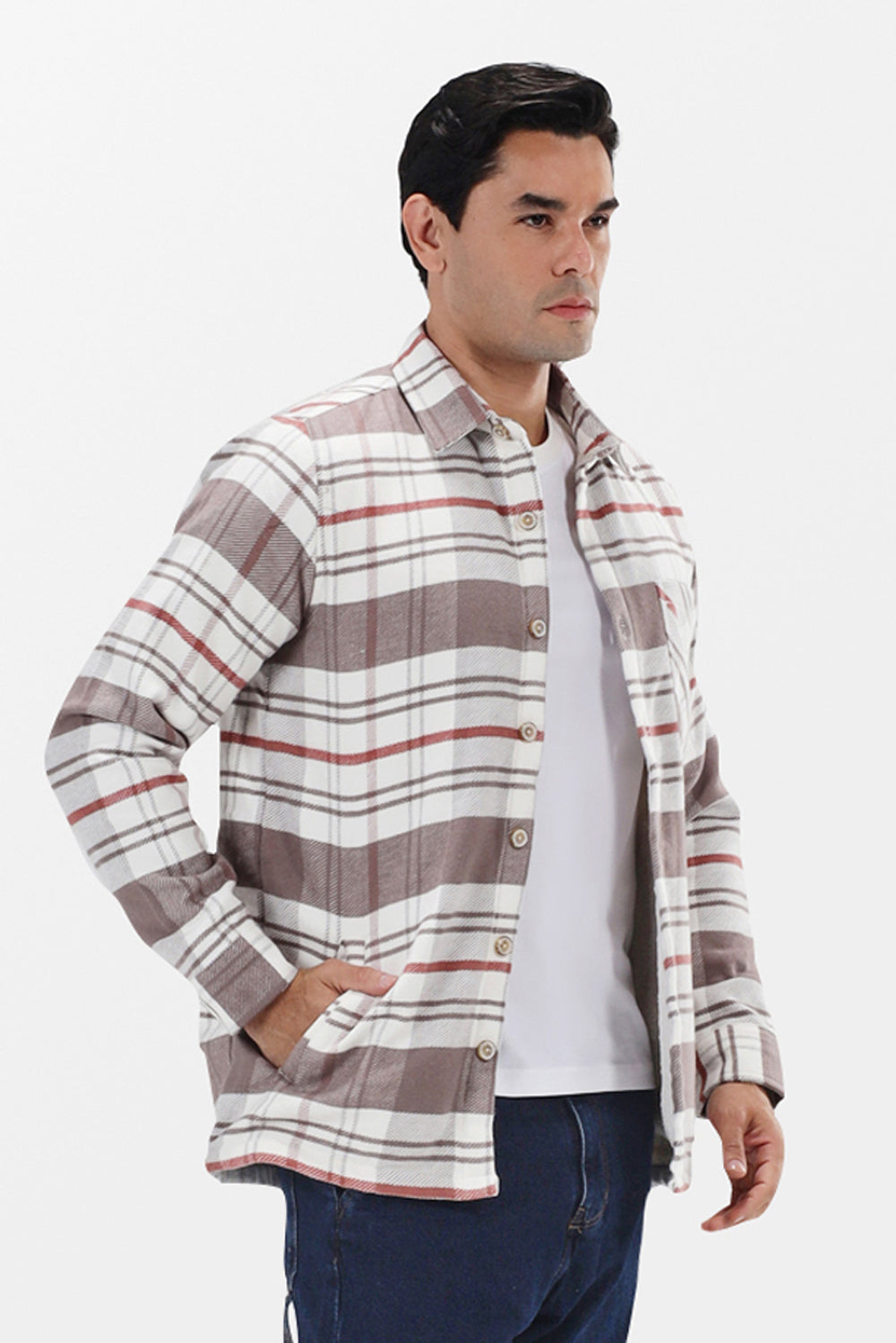 Slim Fit Shirt Jacket