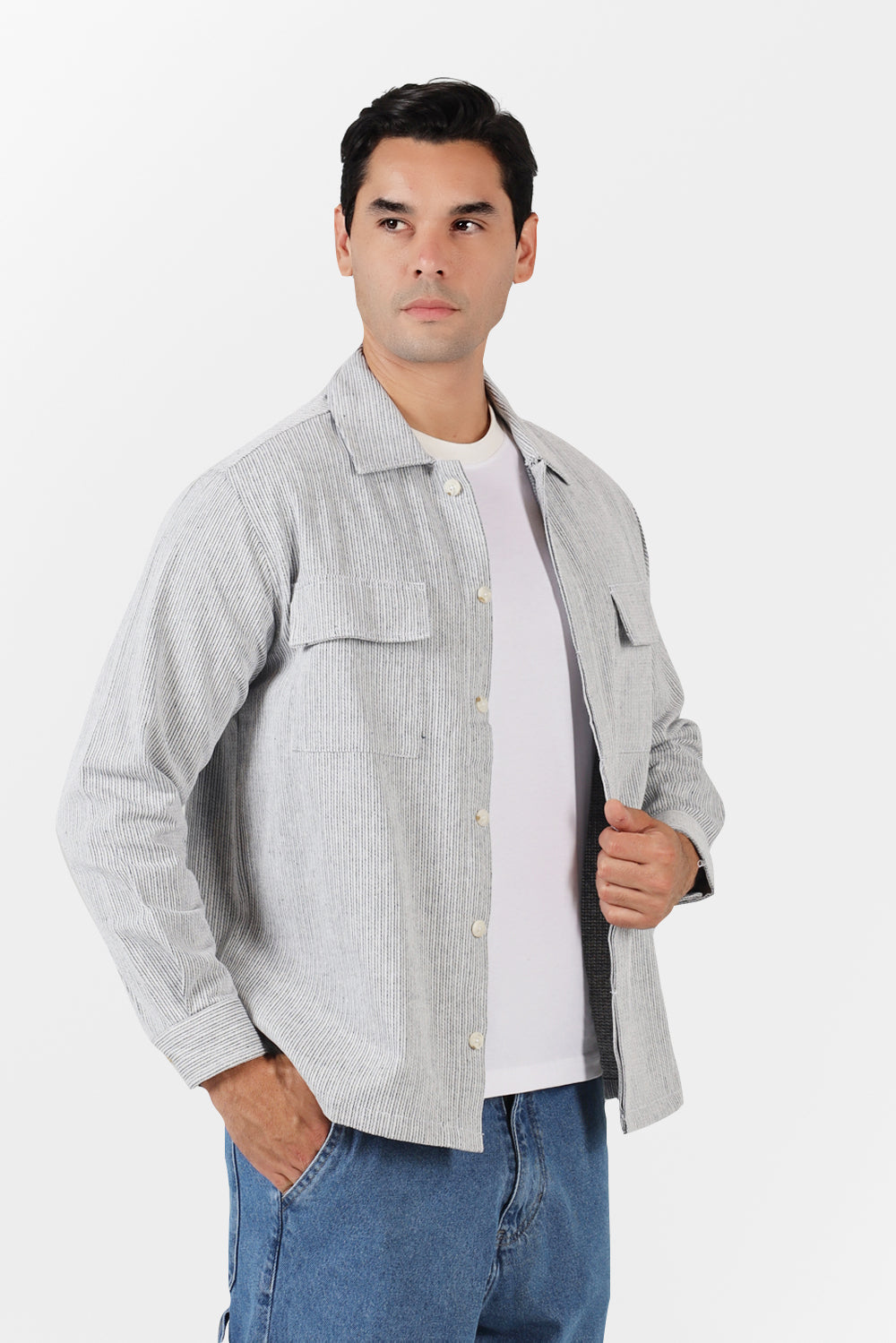 Striped Overshirt