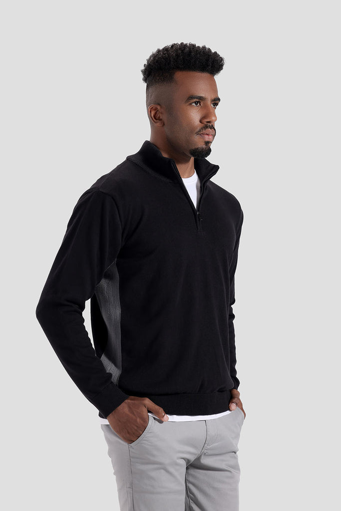 Black Slim Fit Pullover