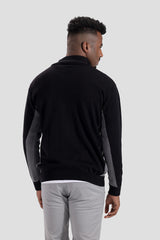 Black Slim Fit Pullover