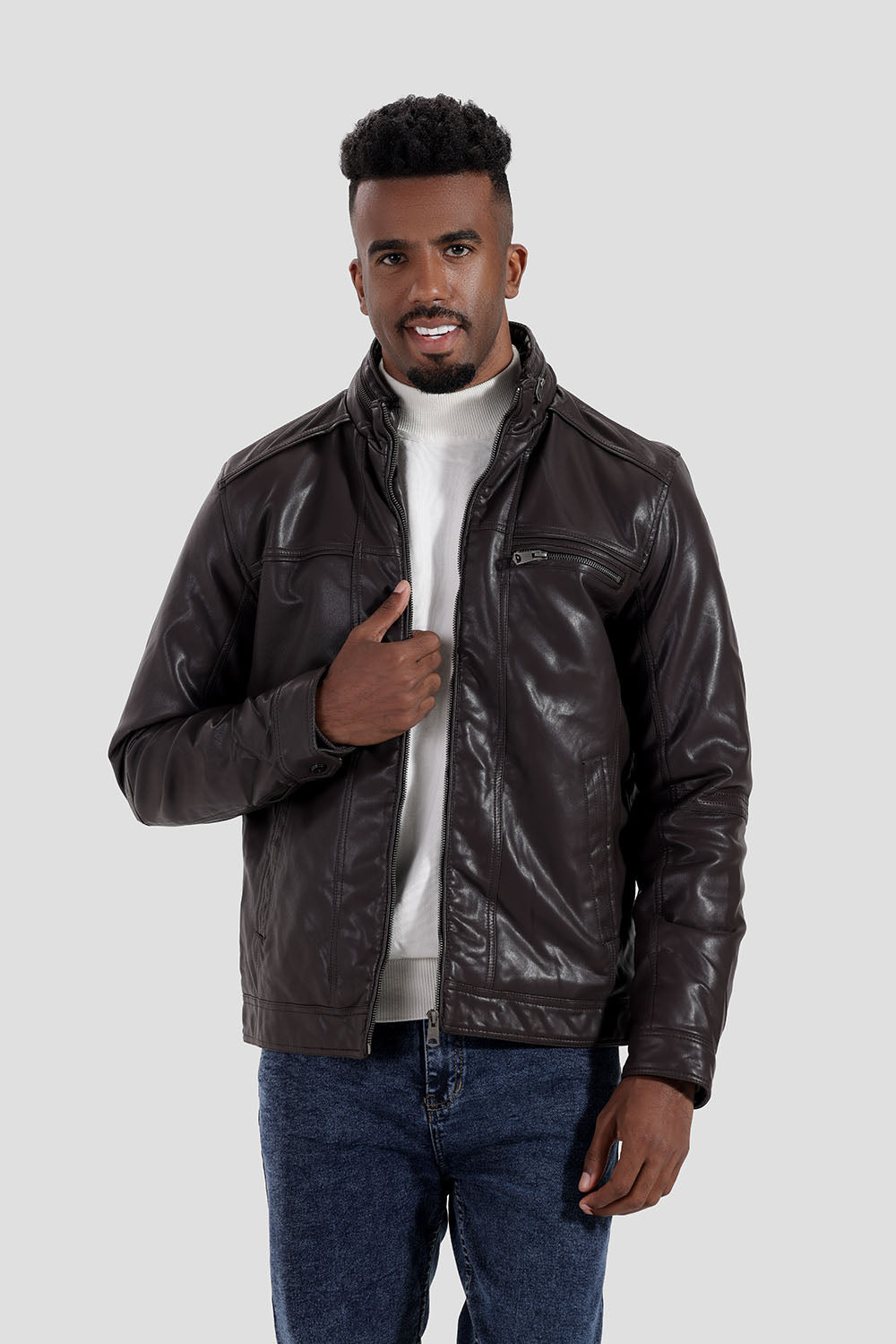 Brown Leather Jacket