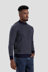 Navy Slim Fit Pullover