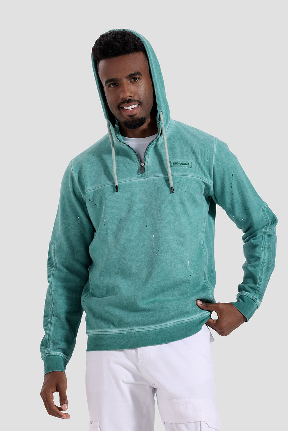 Green Hoodie Sweatshirt