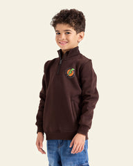 Quarter Zip Kids Sweatshirt