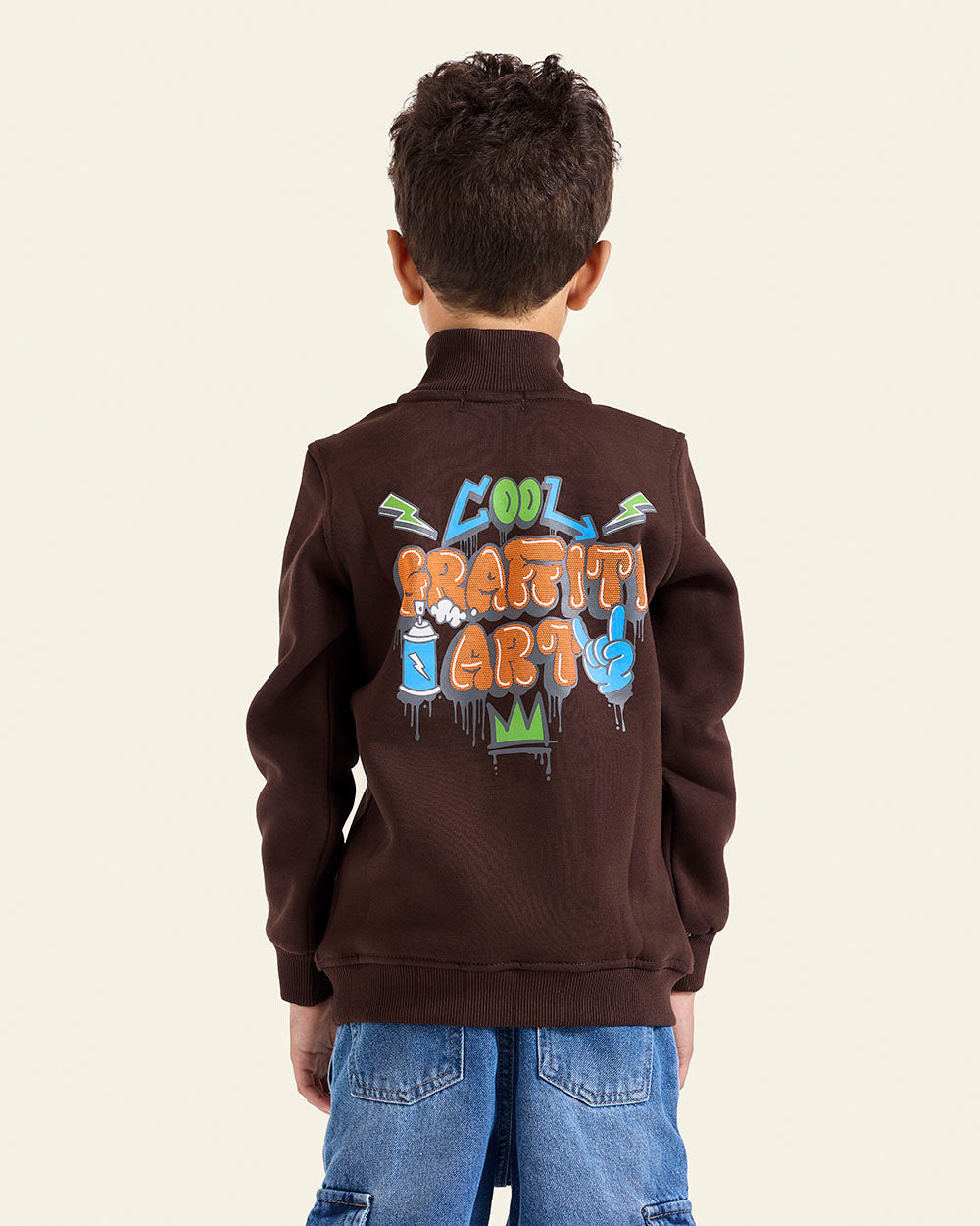 Quarter Zip Kids Sweatshirt