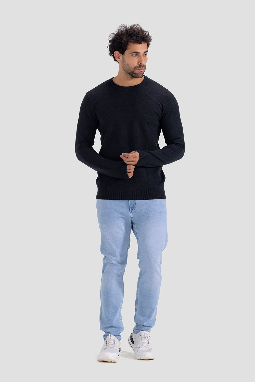 crew neck pullover