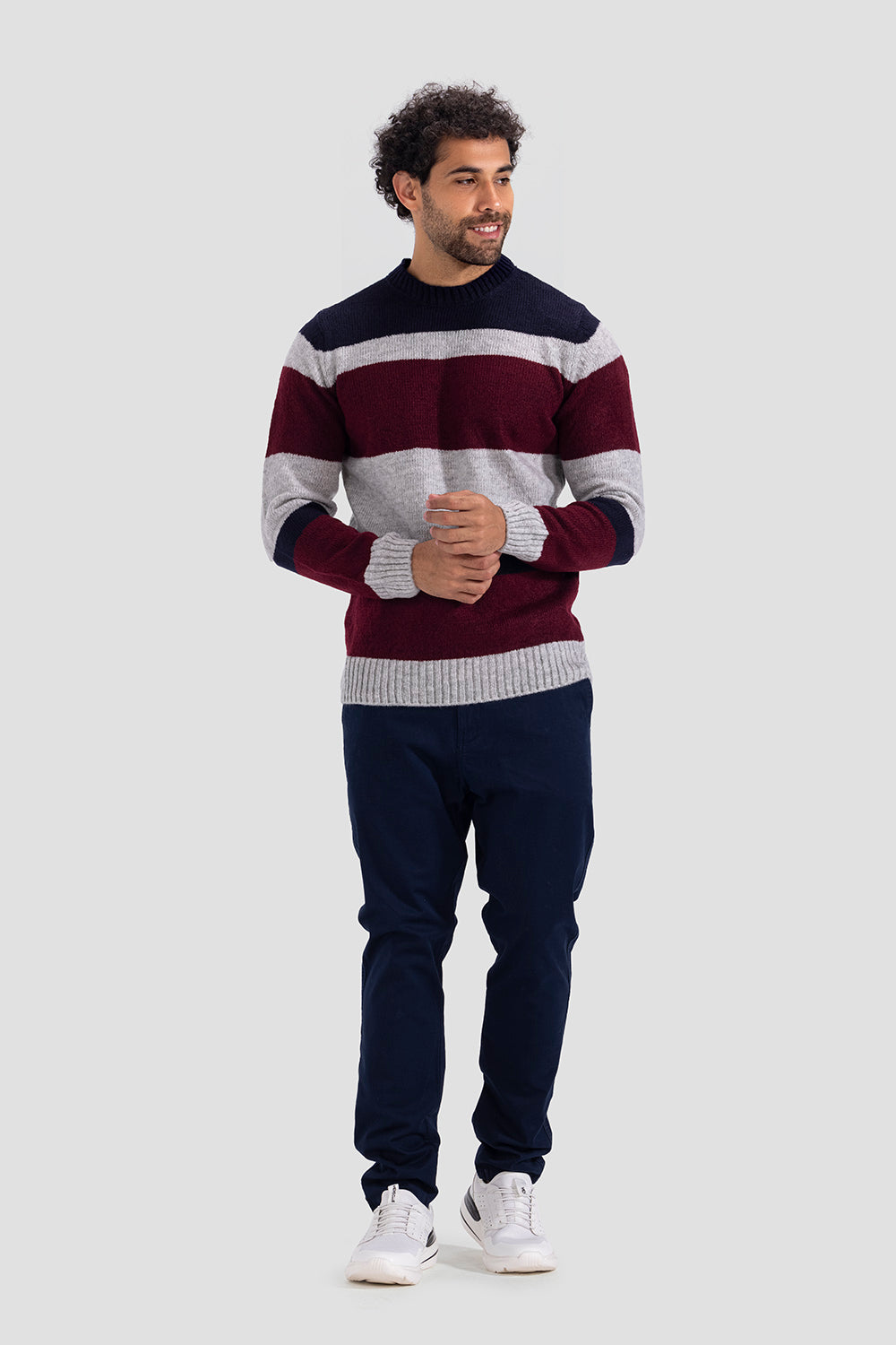 crew neck pullover