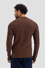 Coffee Crew Neck Pullover