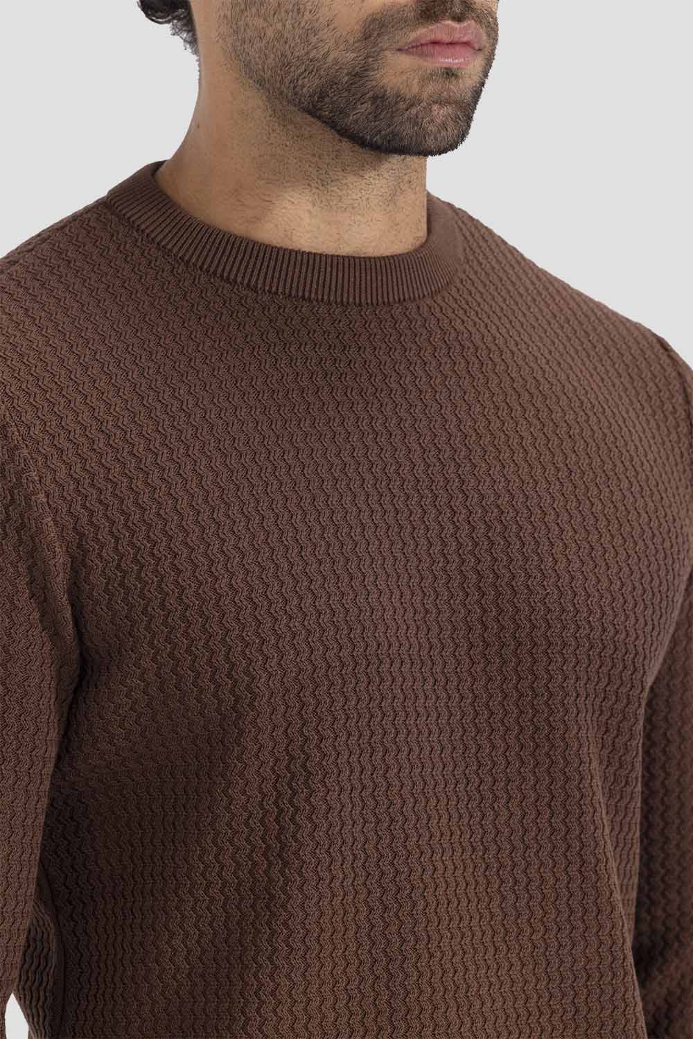 Coffee Crew Neck Pullover