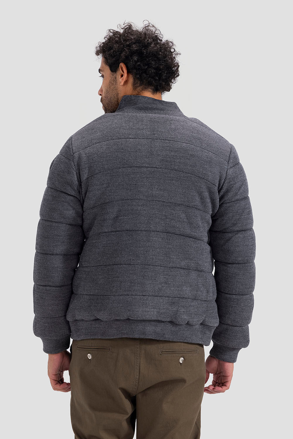 slim fit knitted jacket