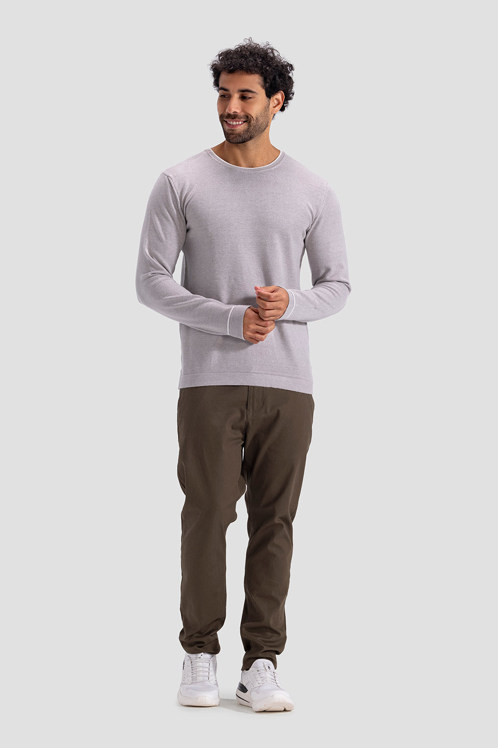 crew neck pullover