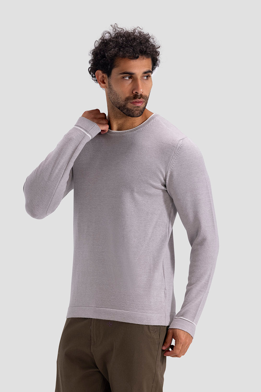 crew neck pullover