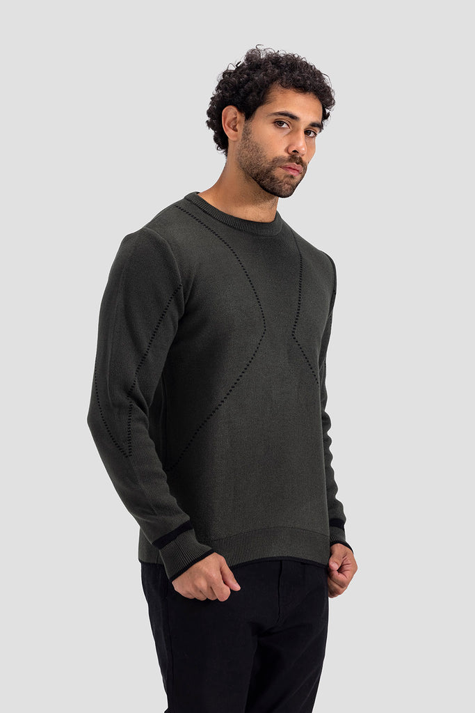 crew neck pullover