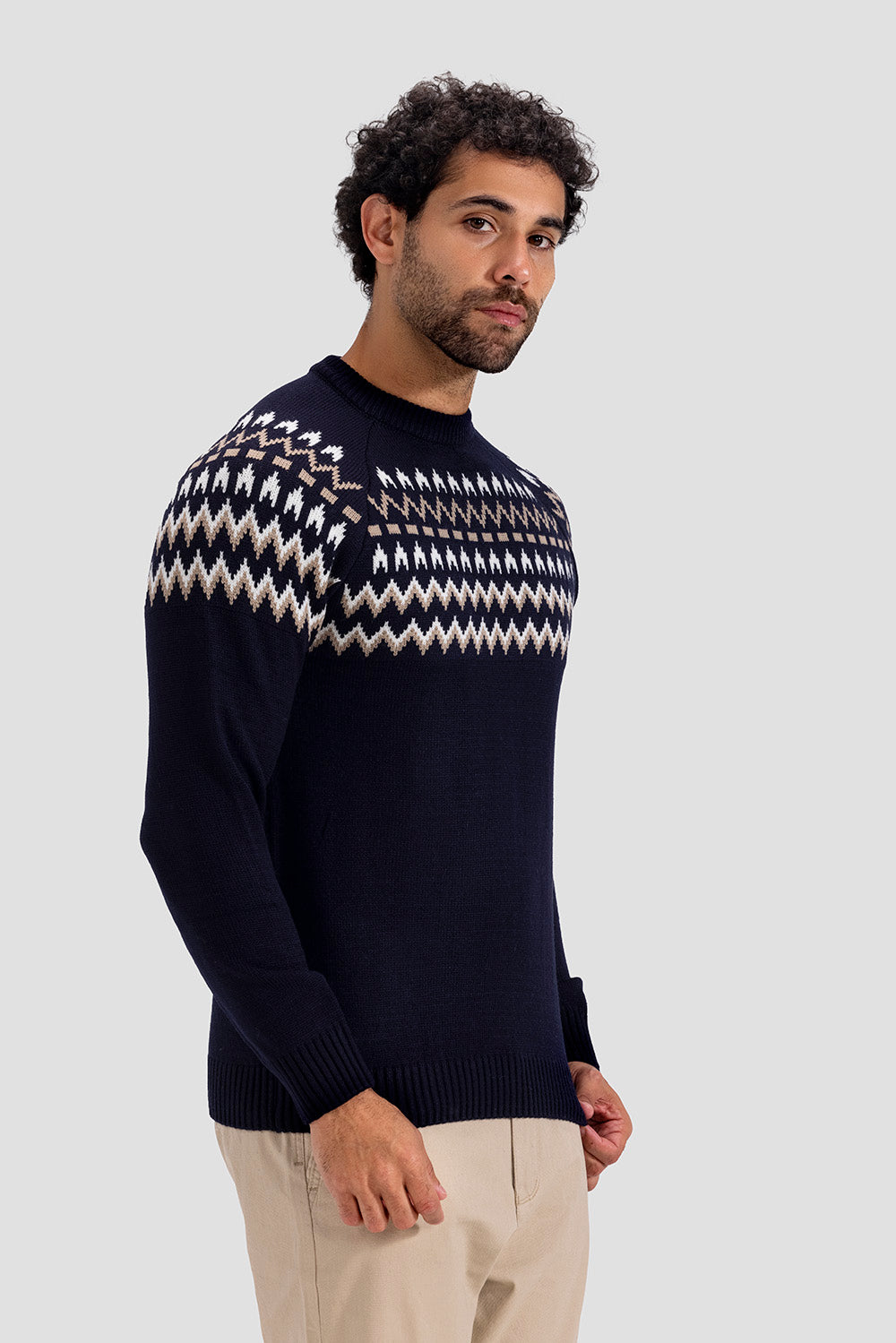 crew neck pullover