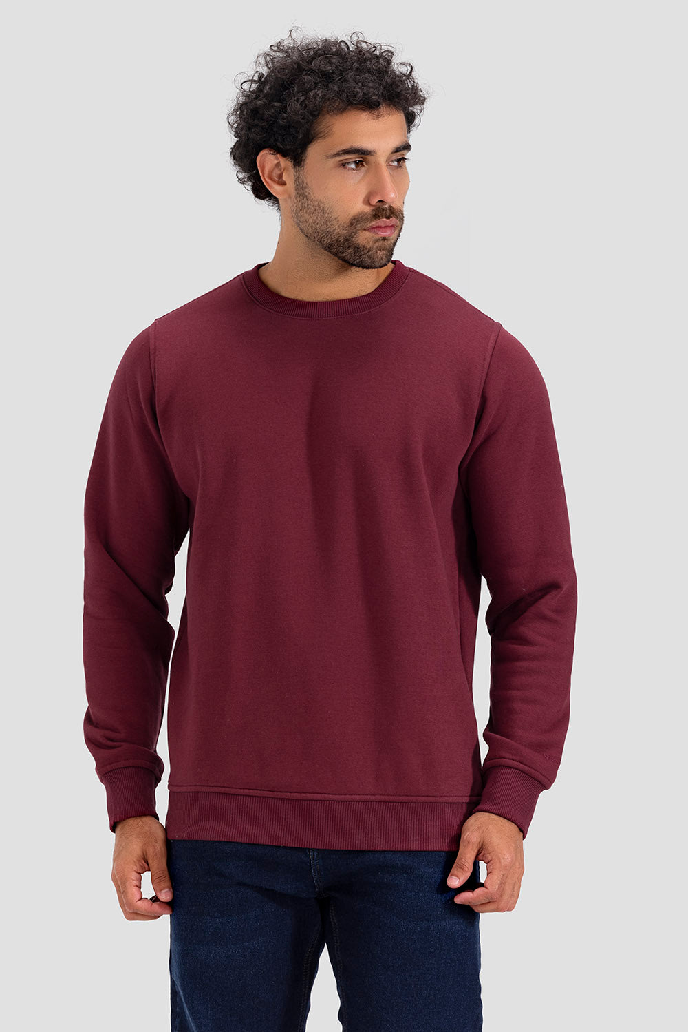 Basic Crew Neck Sweatshirt