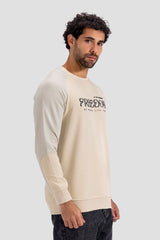 Crew Neck Printed Sweatshirt