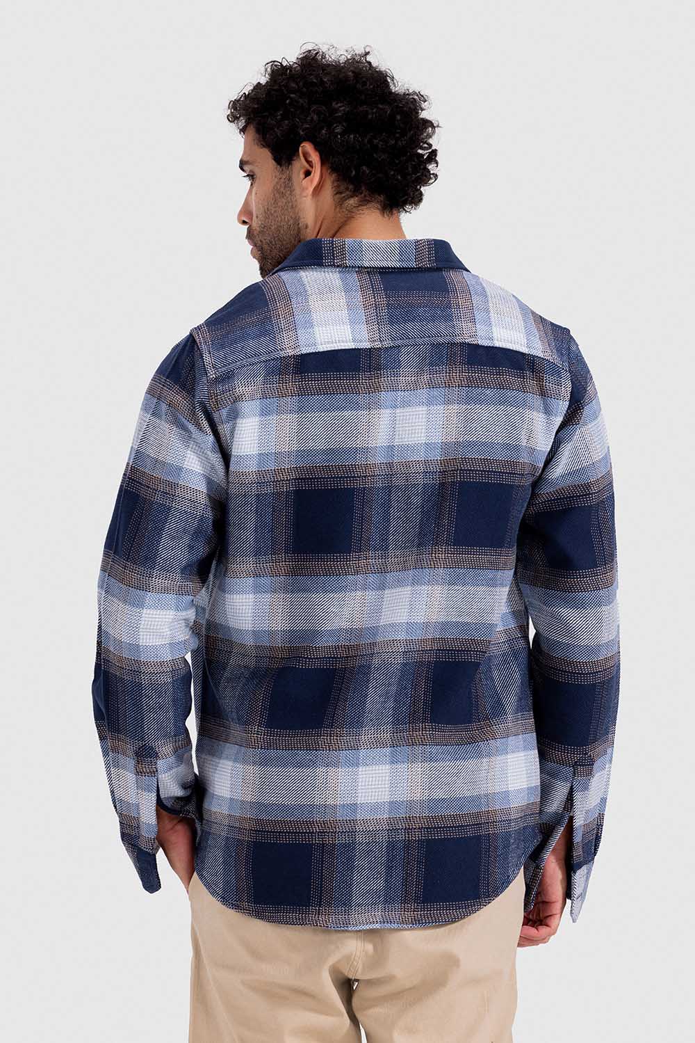 Checked Hoodie Overshirt