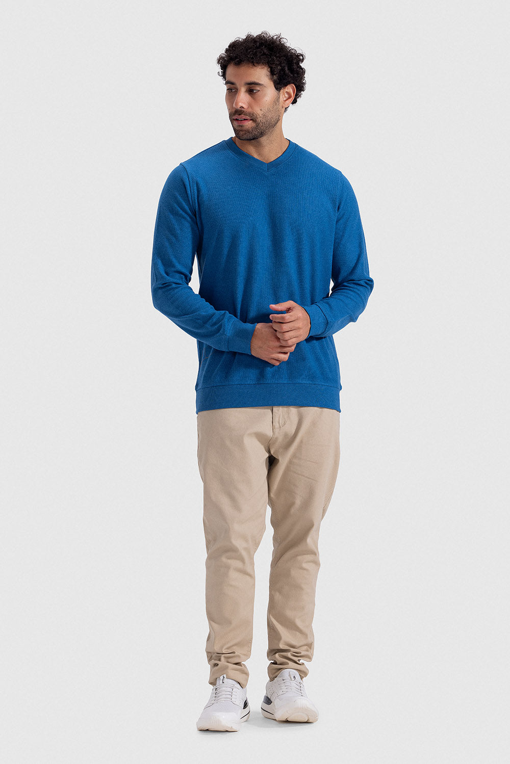 v neck sweatshirt