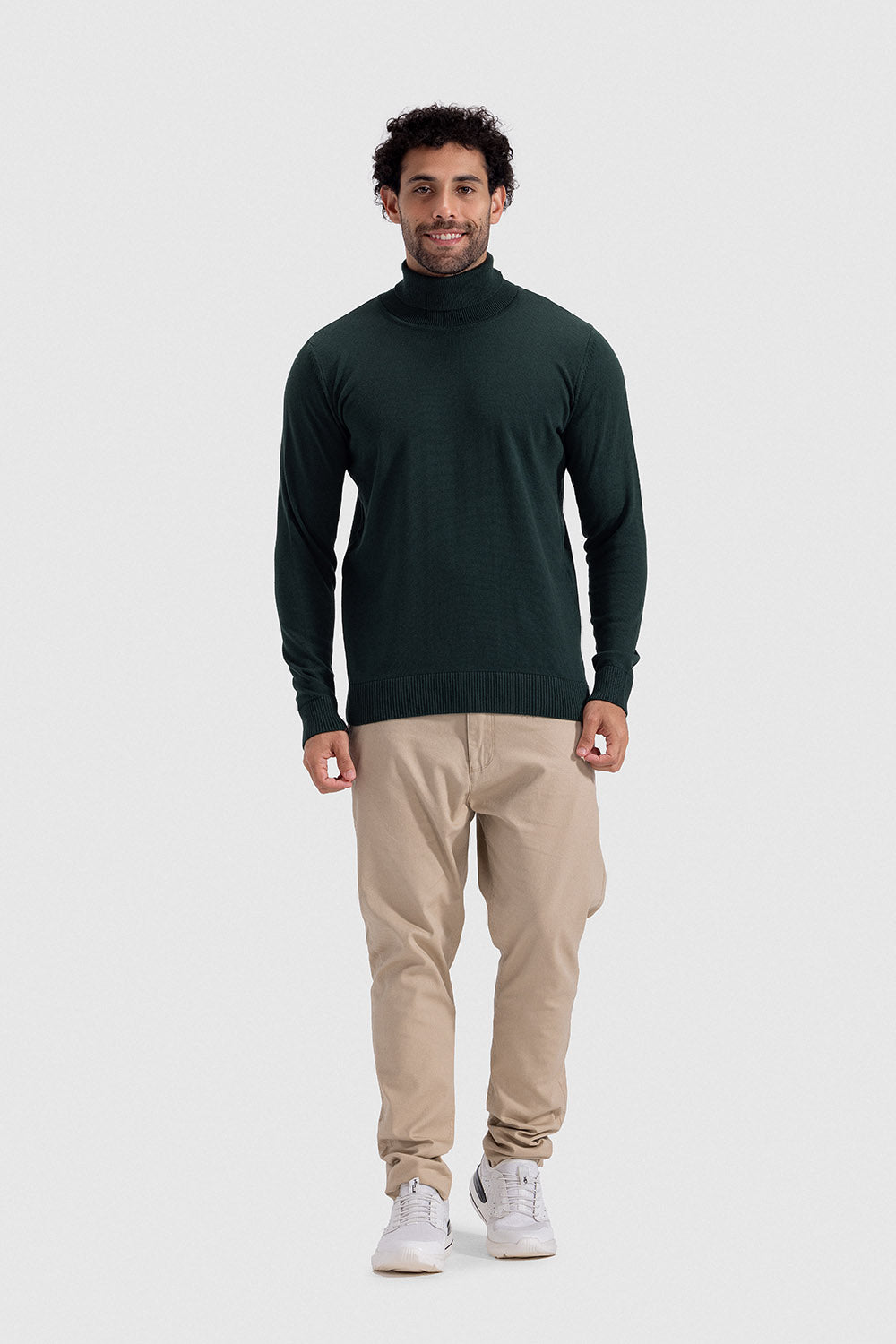 turtle neck slim fit pullover