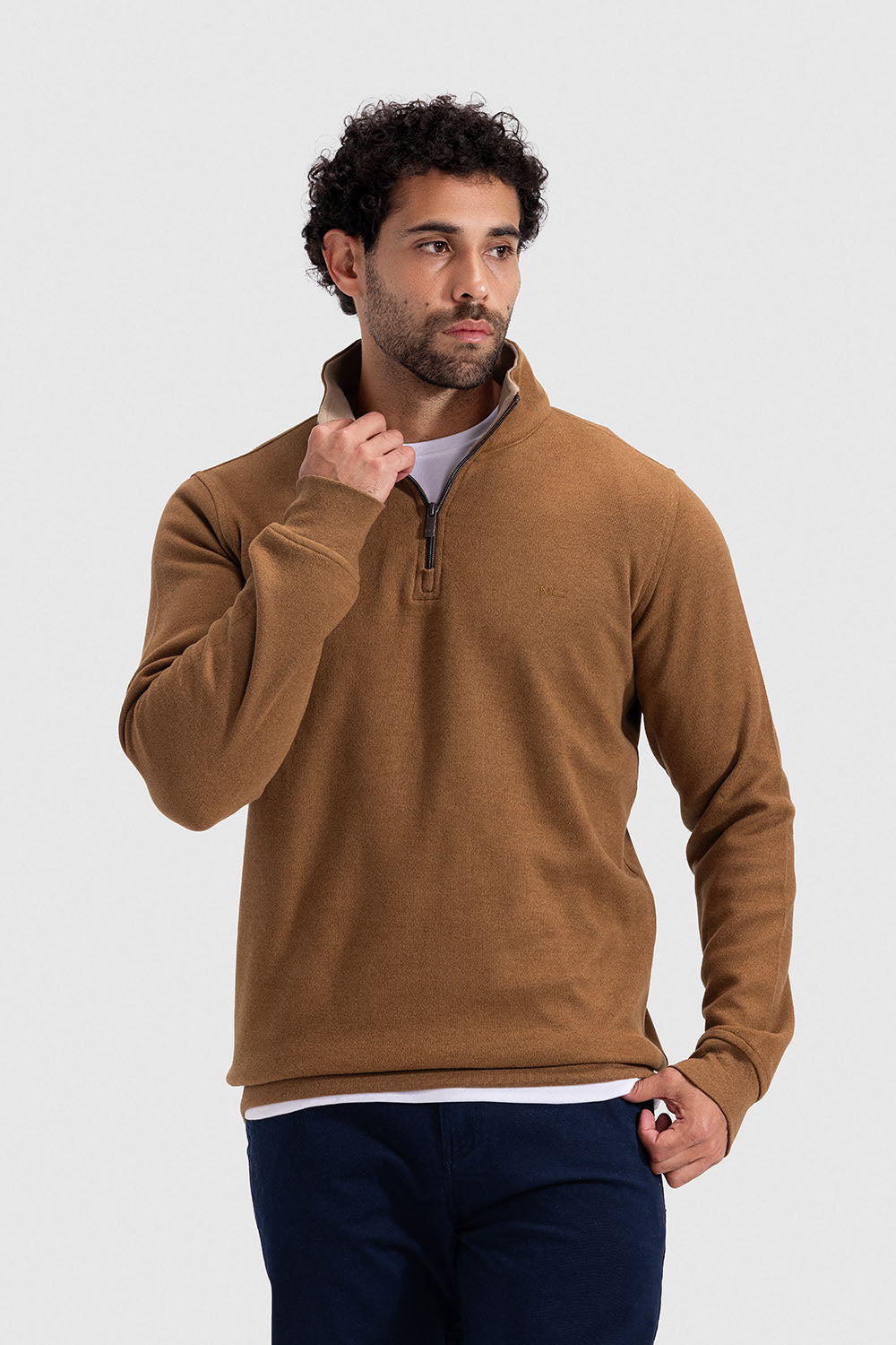 Half zip sweatshirt for men sale