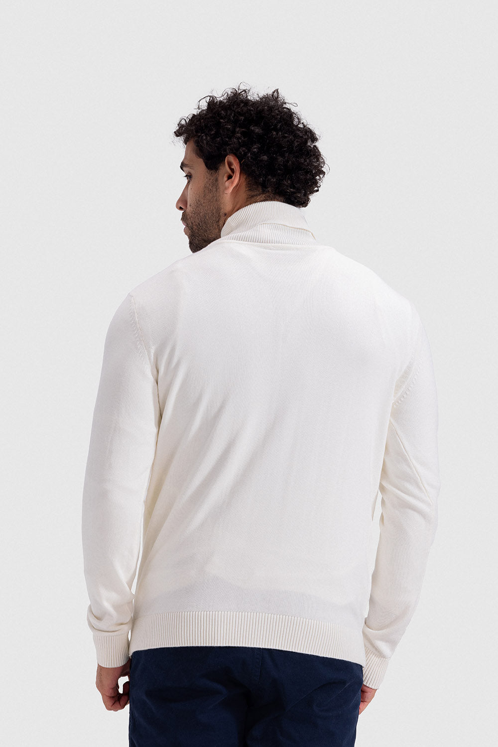 turtle neck slim fit pullover