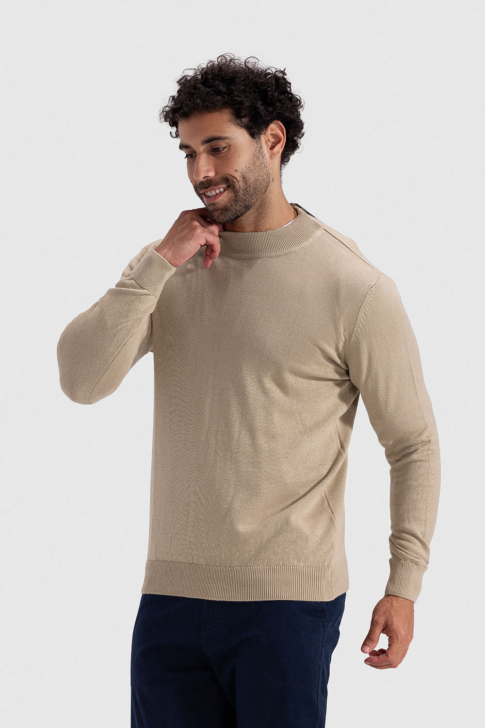 High Neck Pullover