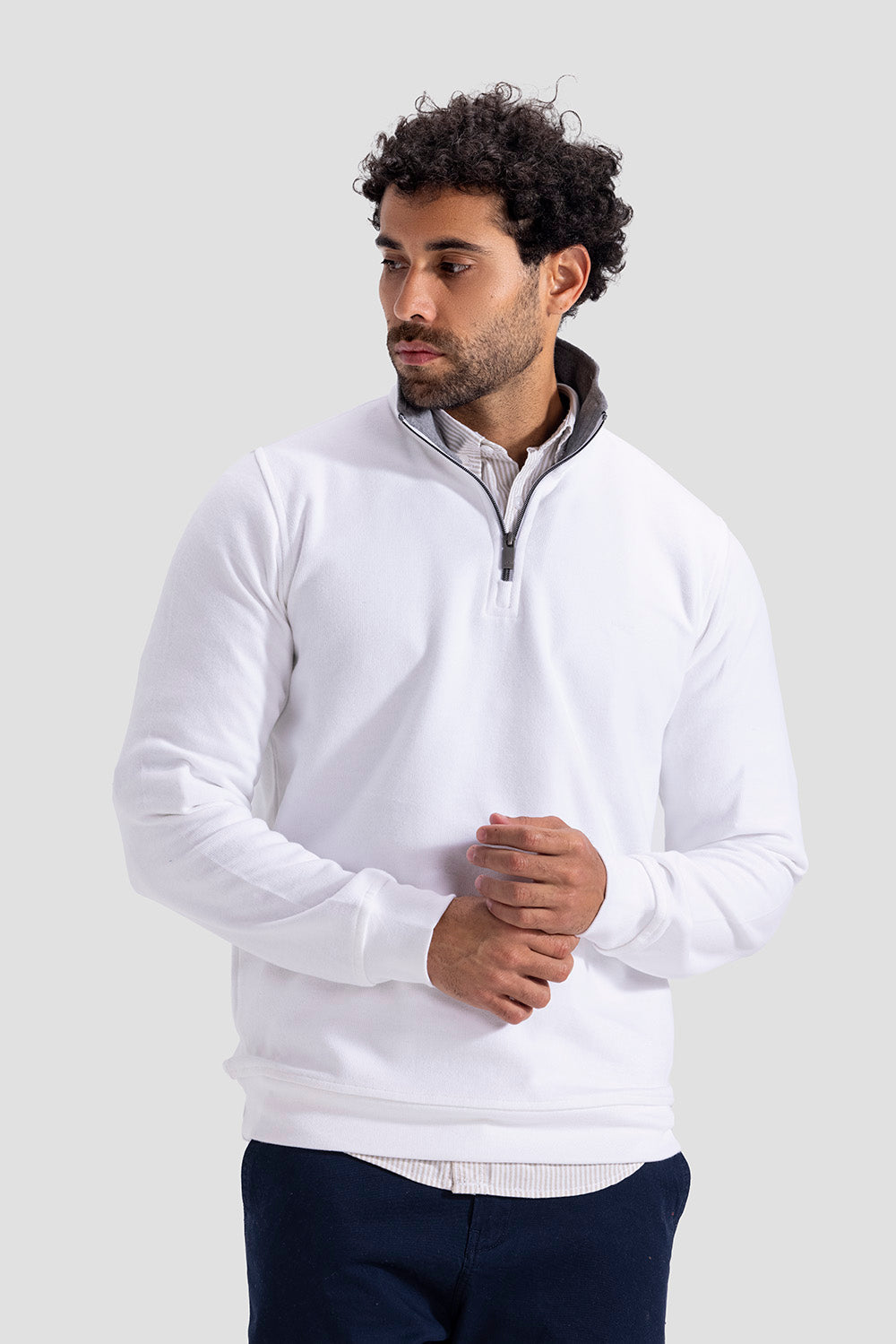 half zipper sweatshirt