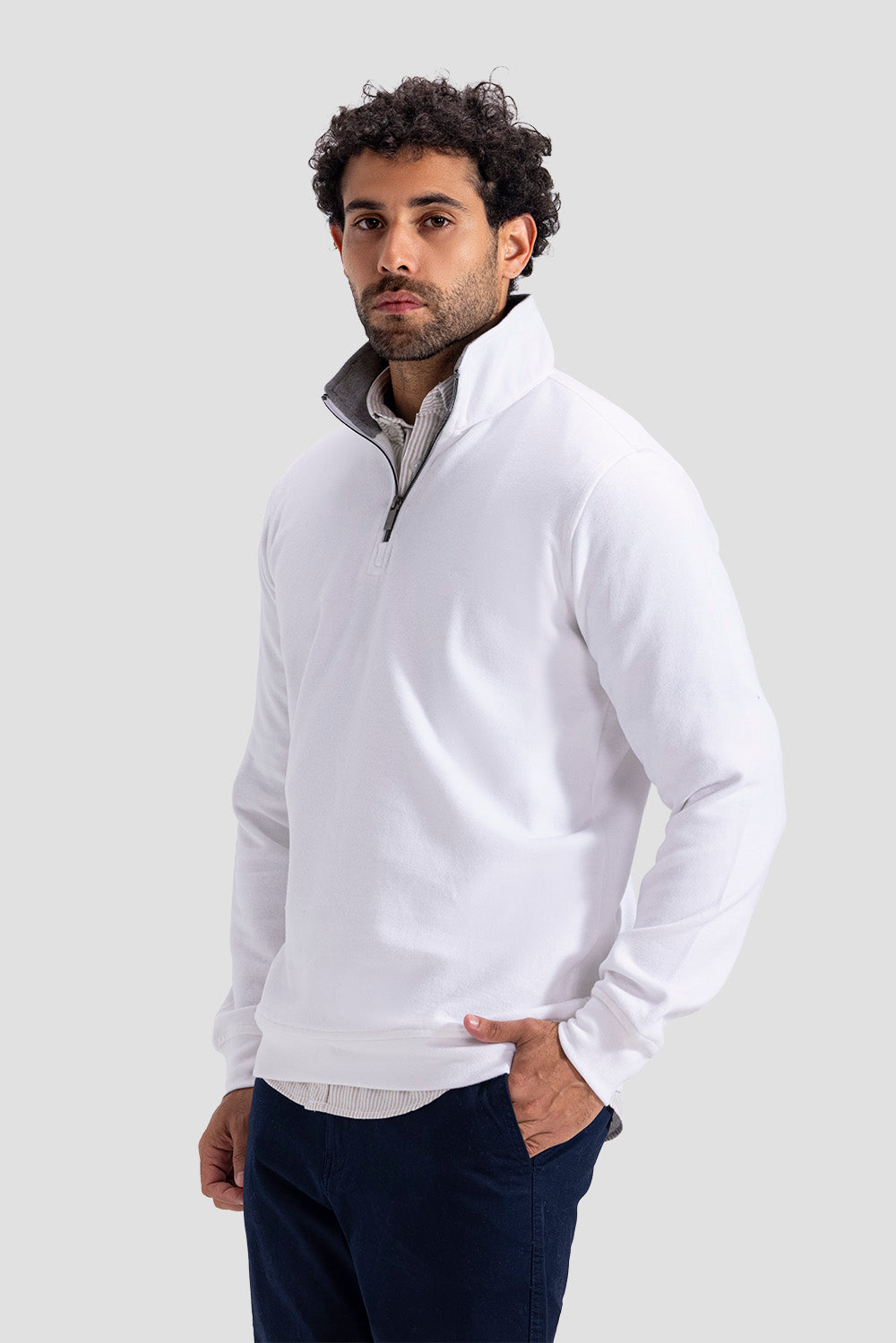 half zipper sweatshirt