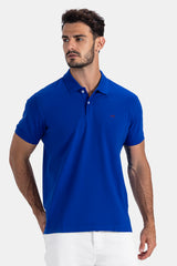 Blue Basic Polo Shirt