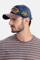 Navy Sports Printed Cap