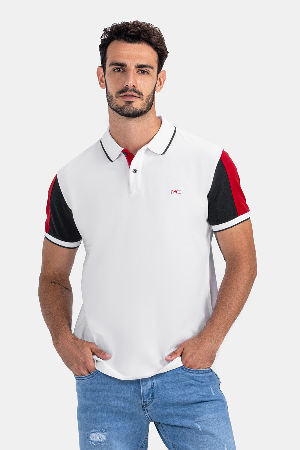 White Basic Polo Shirt