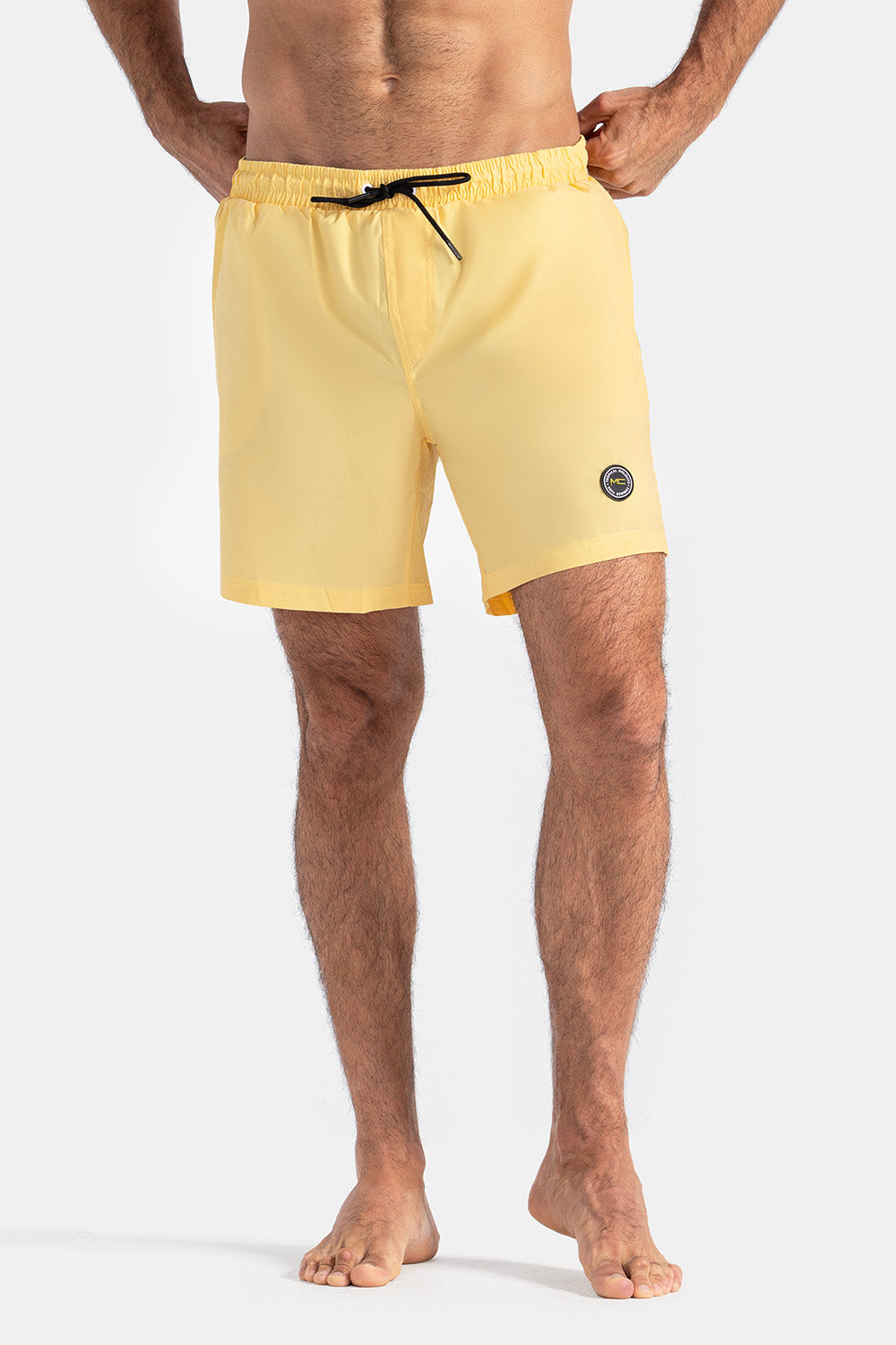 yellow-slim-fit-swimming-short-summer