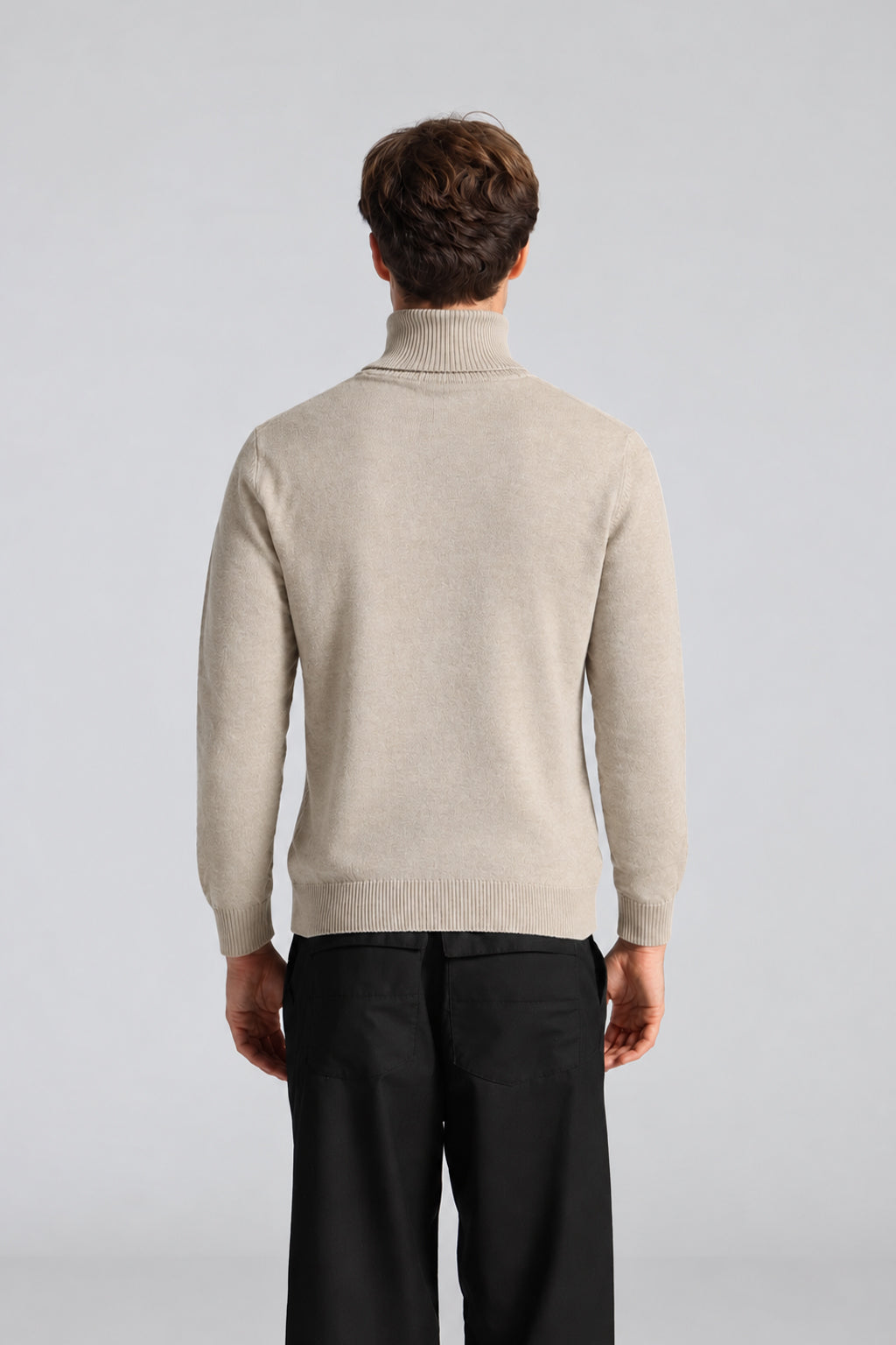 High Neck Basic Pullover