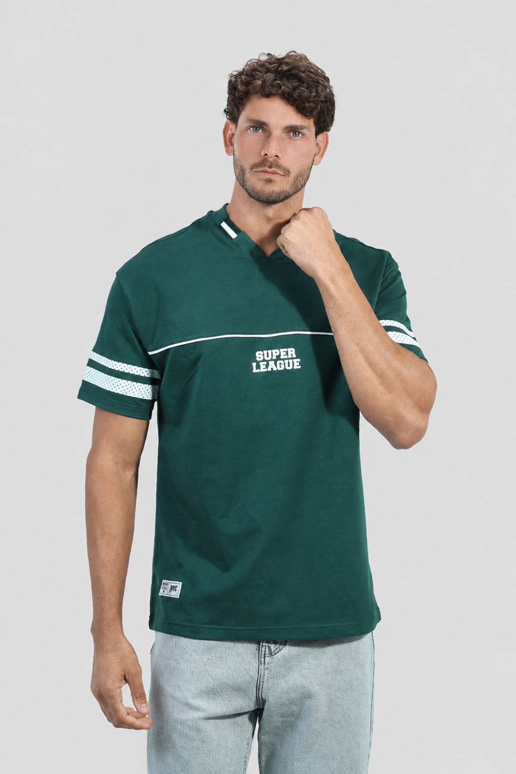Relaxed Fit V Neck T-Shirt