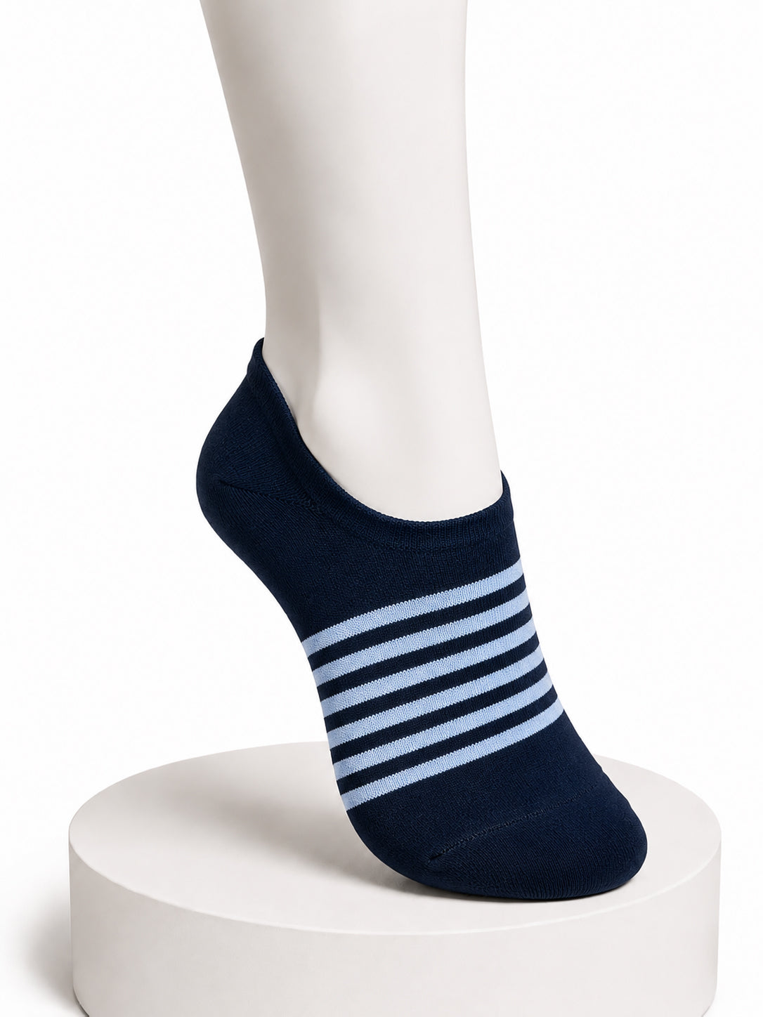 navy Invisible Socks