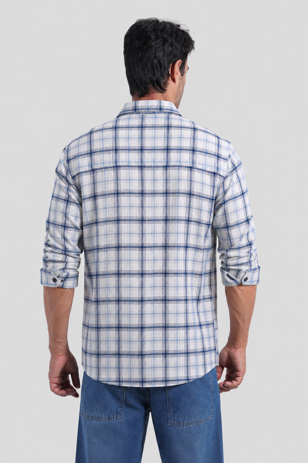 Over Size Checked Shirt