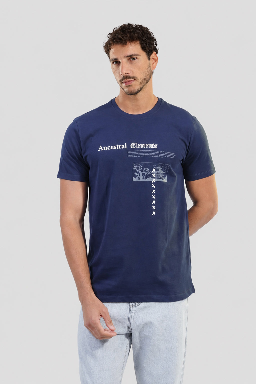 Crew Neck Printed T-Shirt