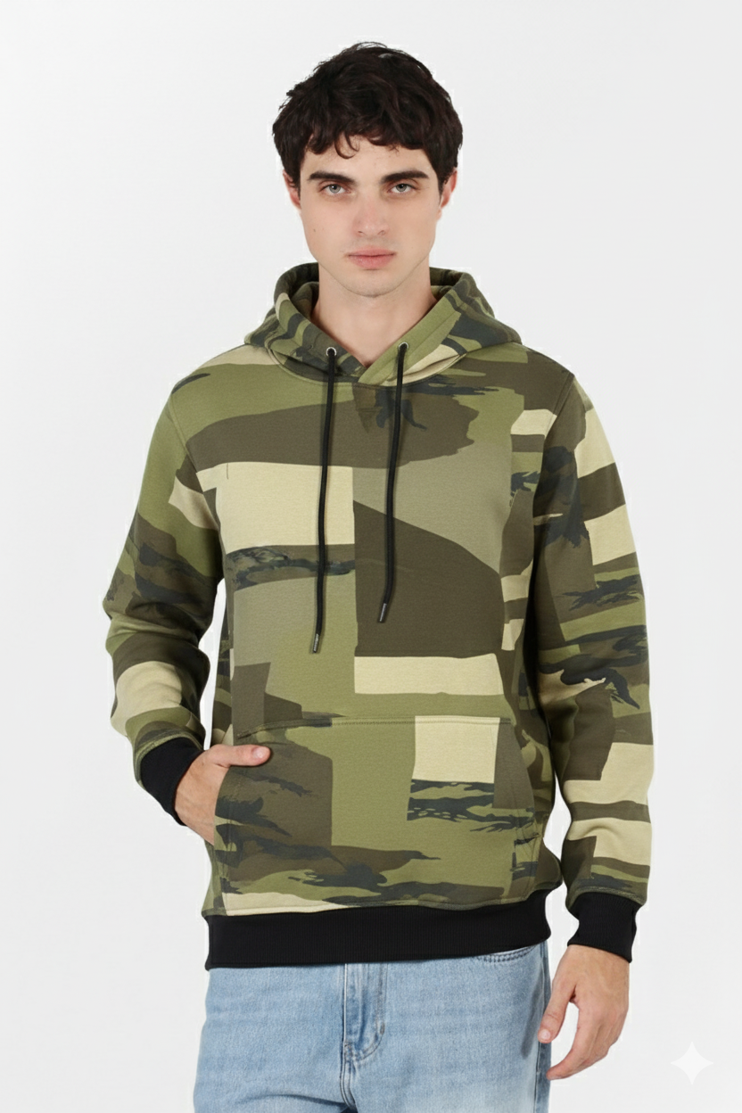 Printed Hoodie Sweatshirt