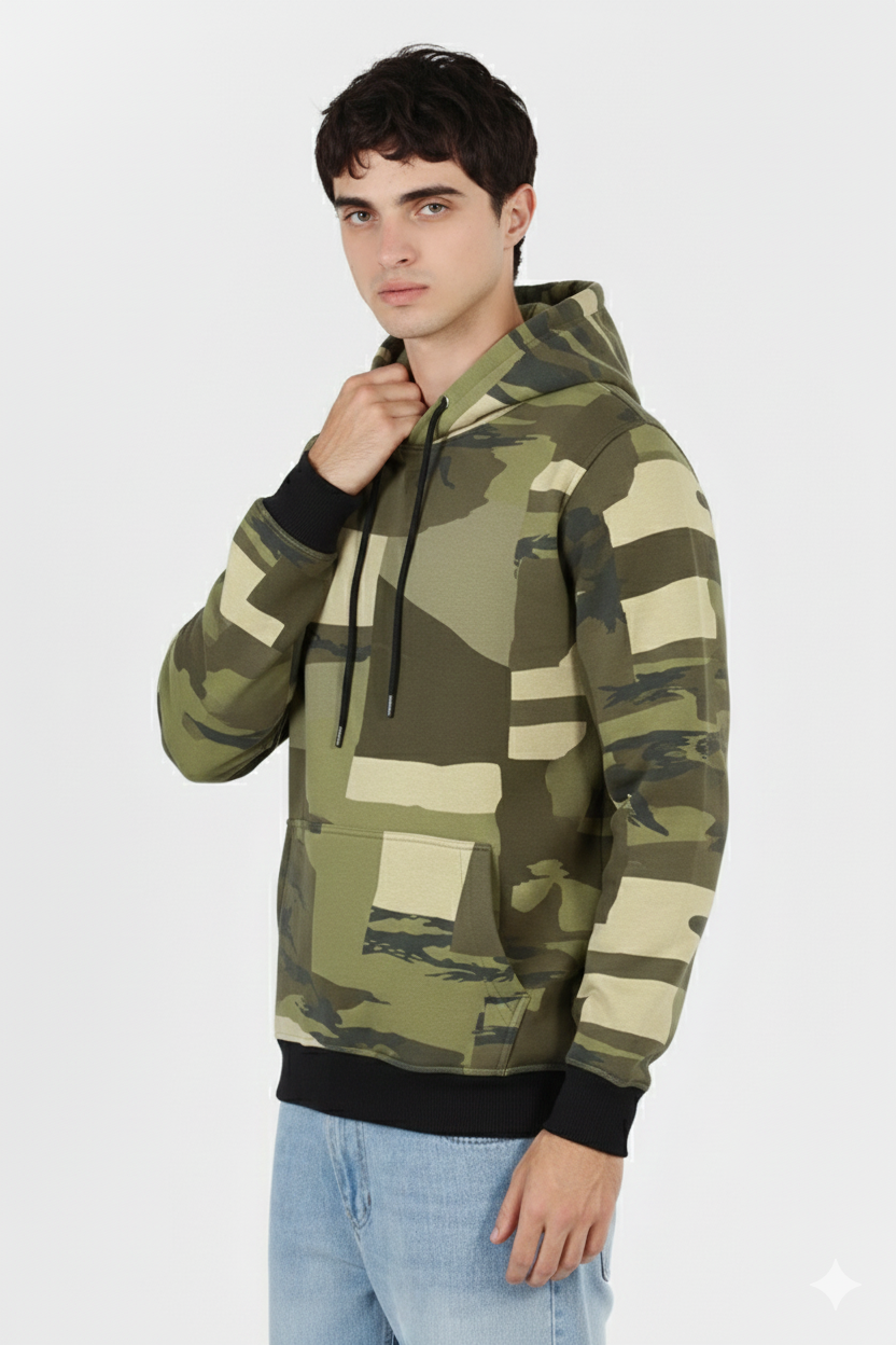 Printed Hoodie Sweatshirt