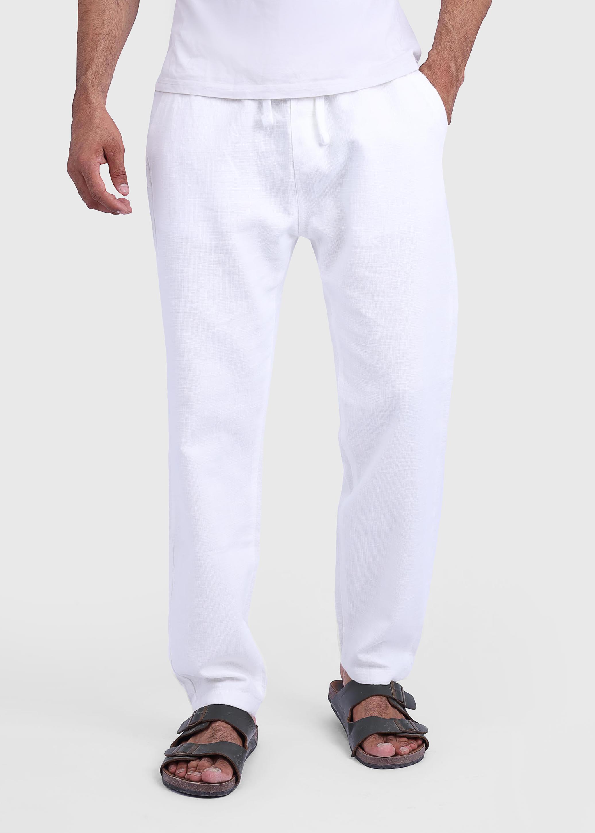 Navy linen Slim Fit Shirt