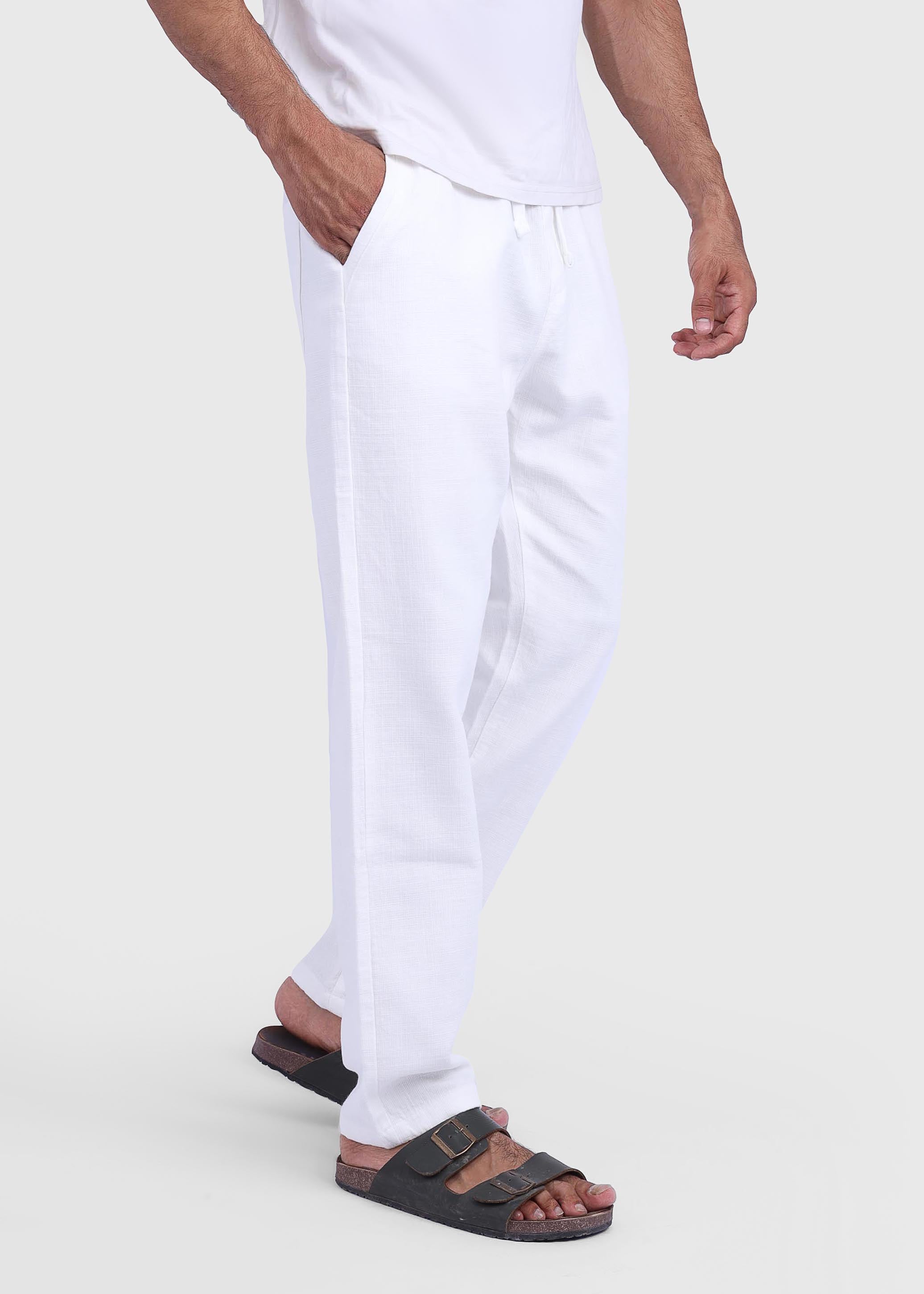 Navy linen Slim Fit Shirt