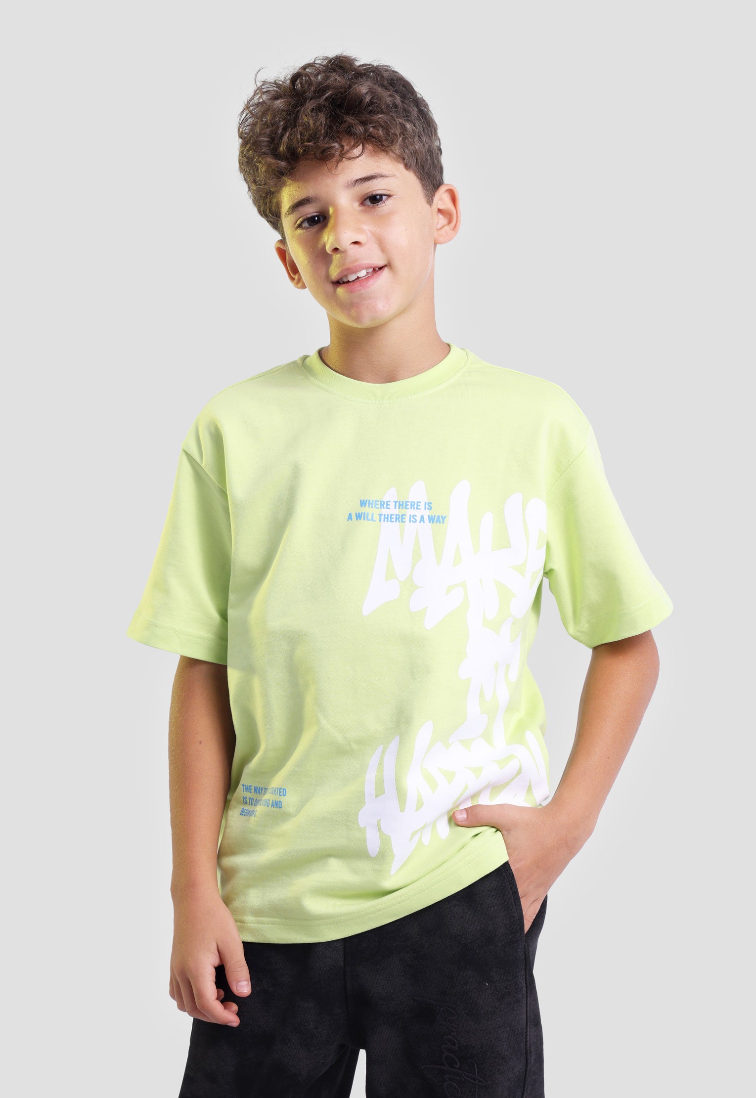 Kids Over Size Printed T-Shirt