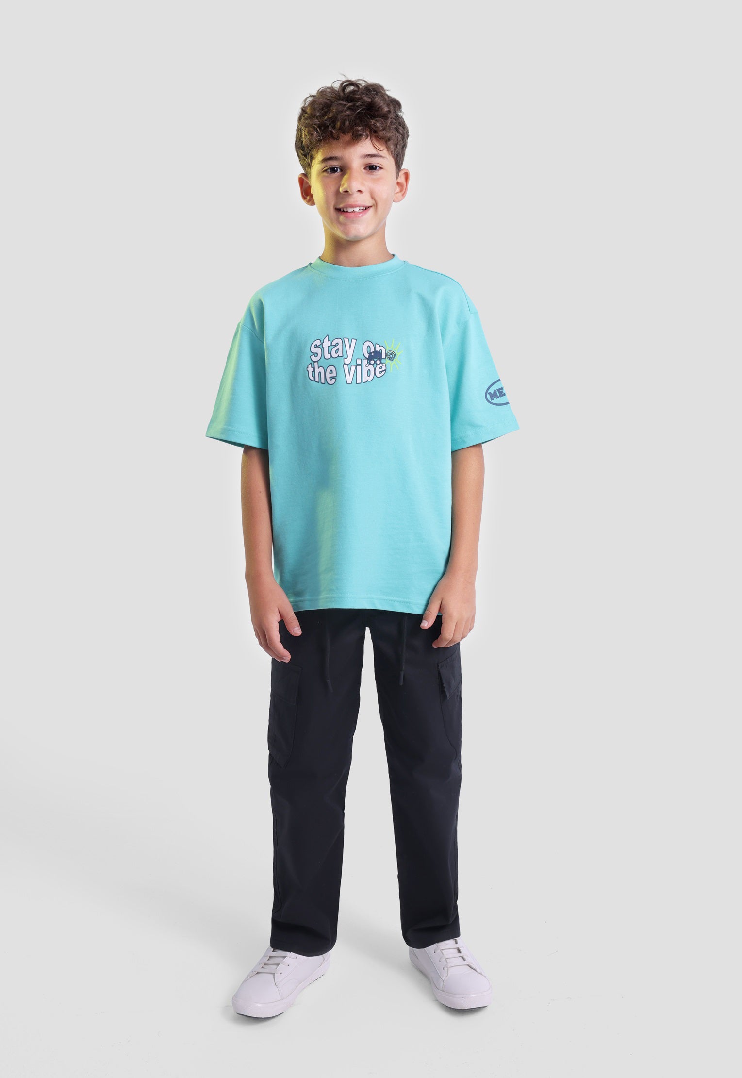 Kids Crew Neck Printed T-Shirt