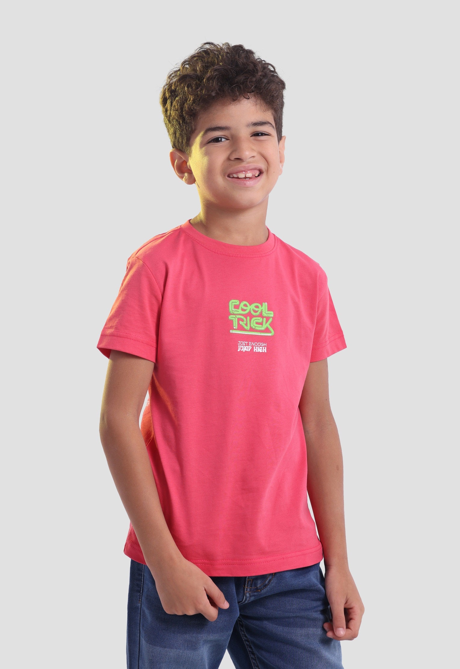 Kids Crew Neck Printed T-shirt
