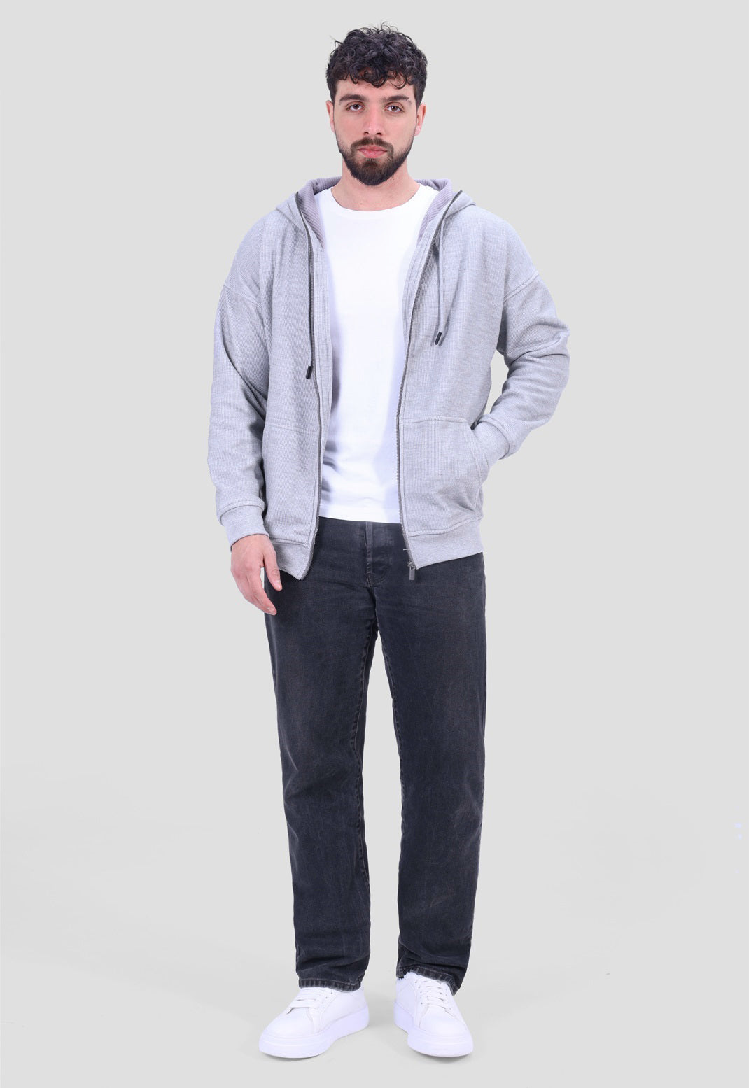 Full Zipper Hoodie Sweatshirt