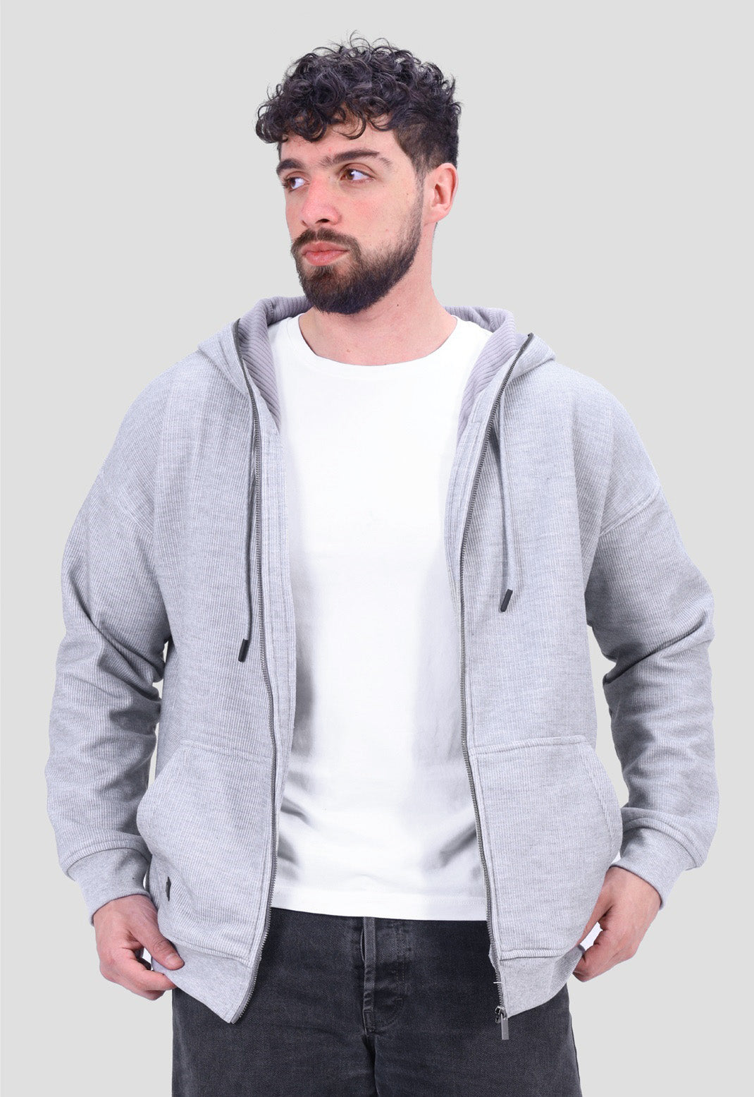 Full Zipper Hoodie Sweatshirt