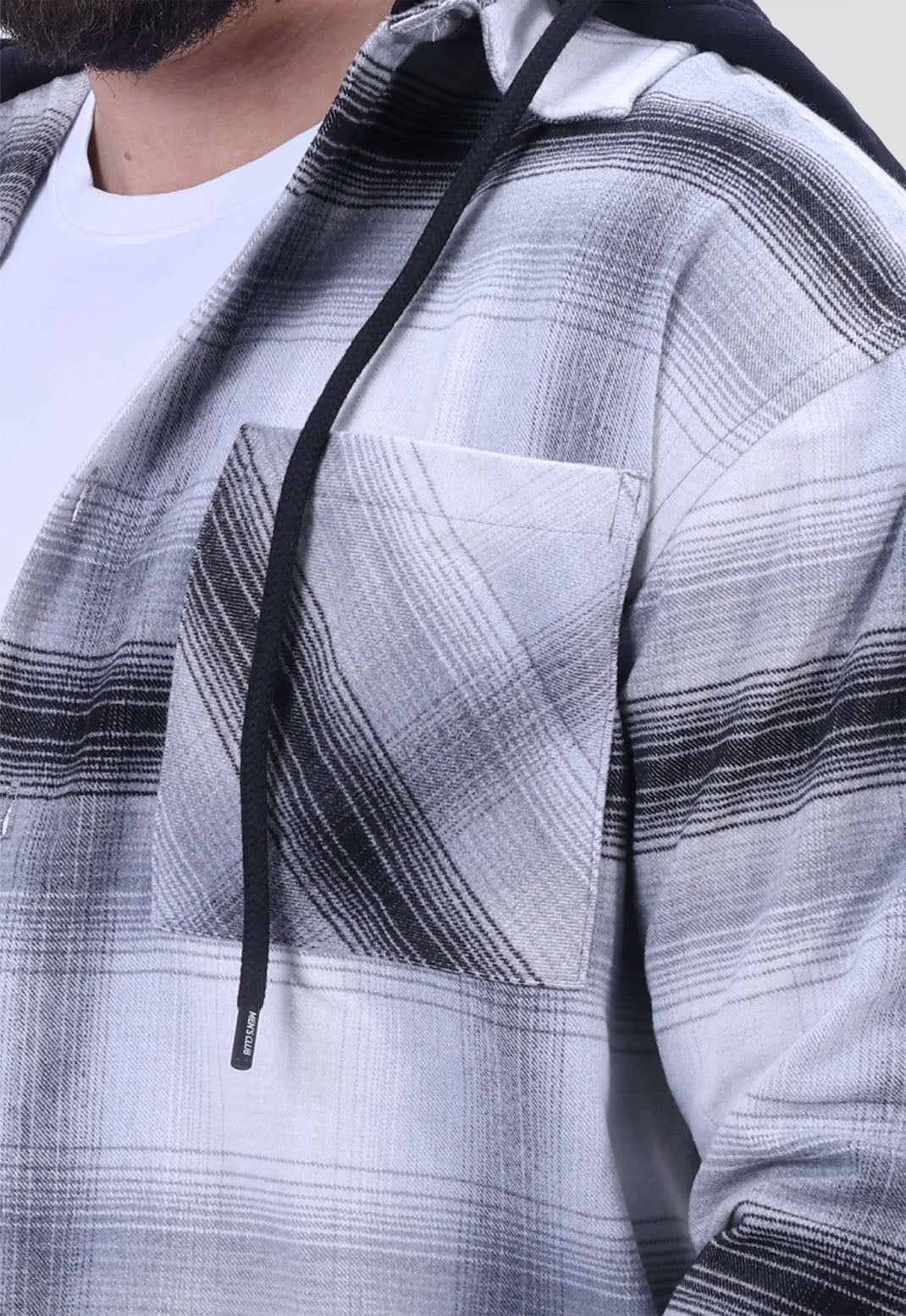 Checked SLIM FIT Over Shirt