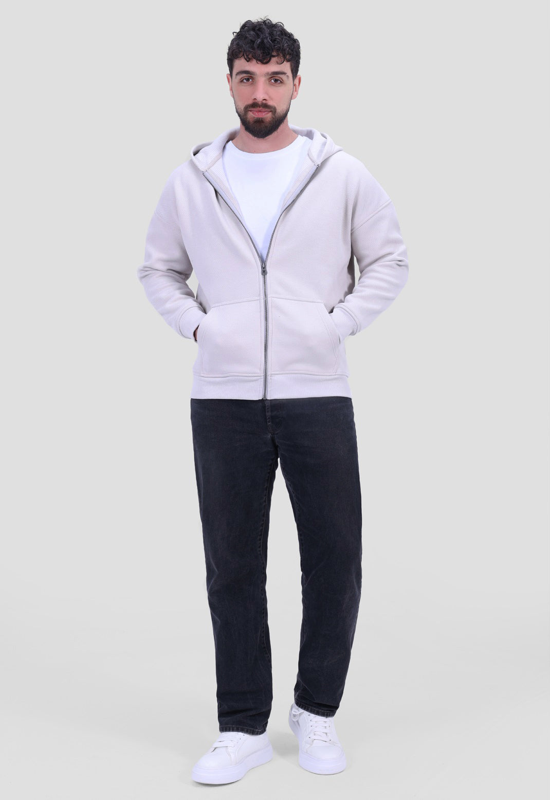 Full Zipper Hoodie Sweatshirt