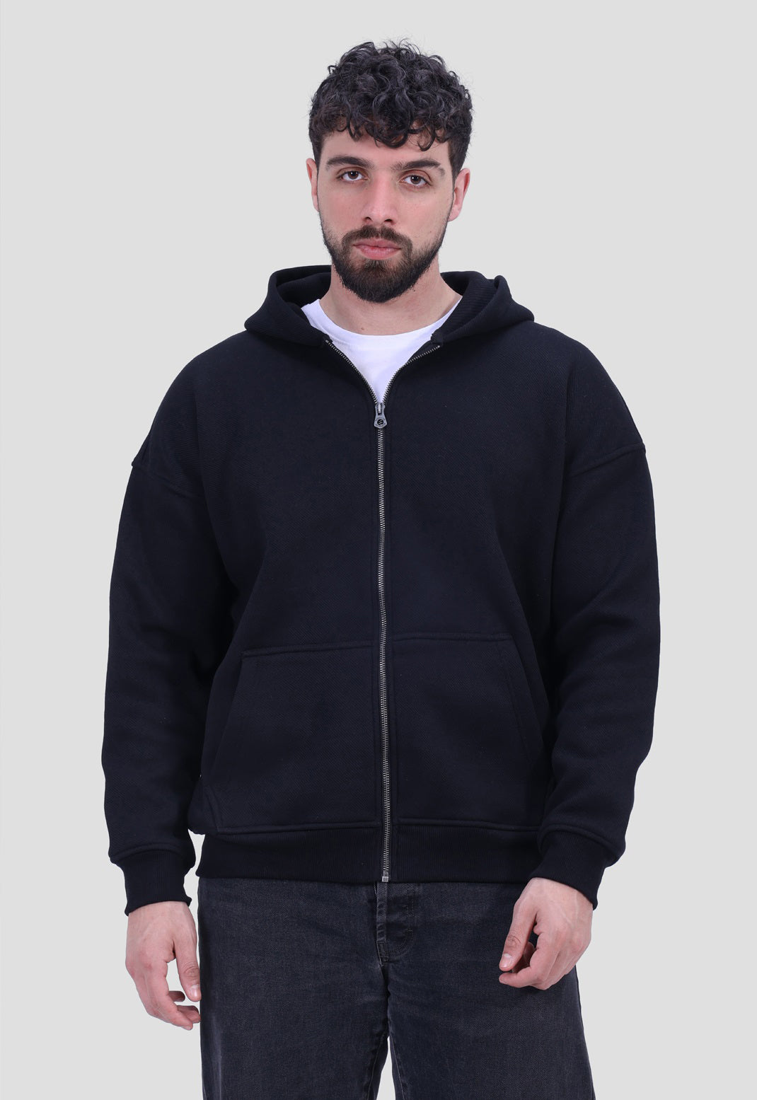 Full Zipper Hoodie Sweatshirt