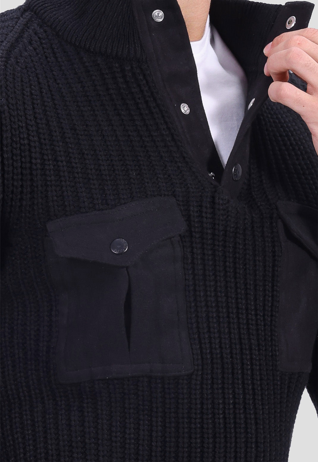 Quarter botton Pullover